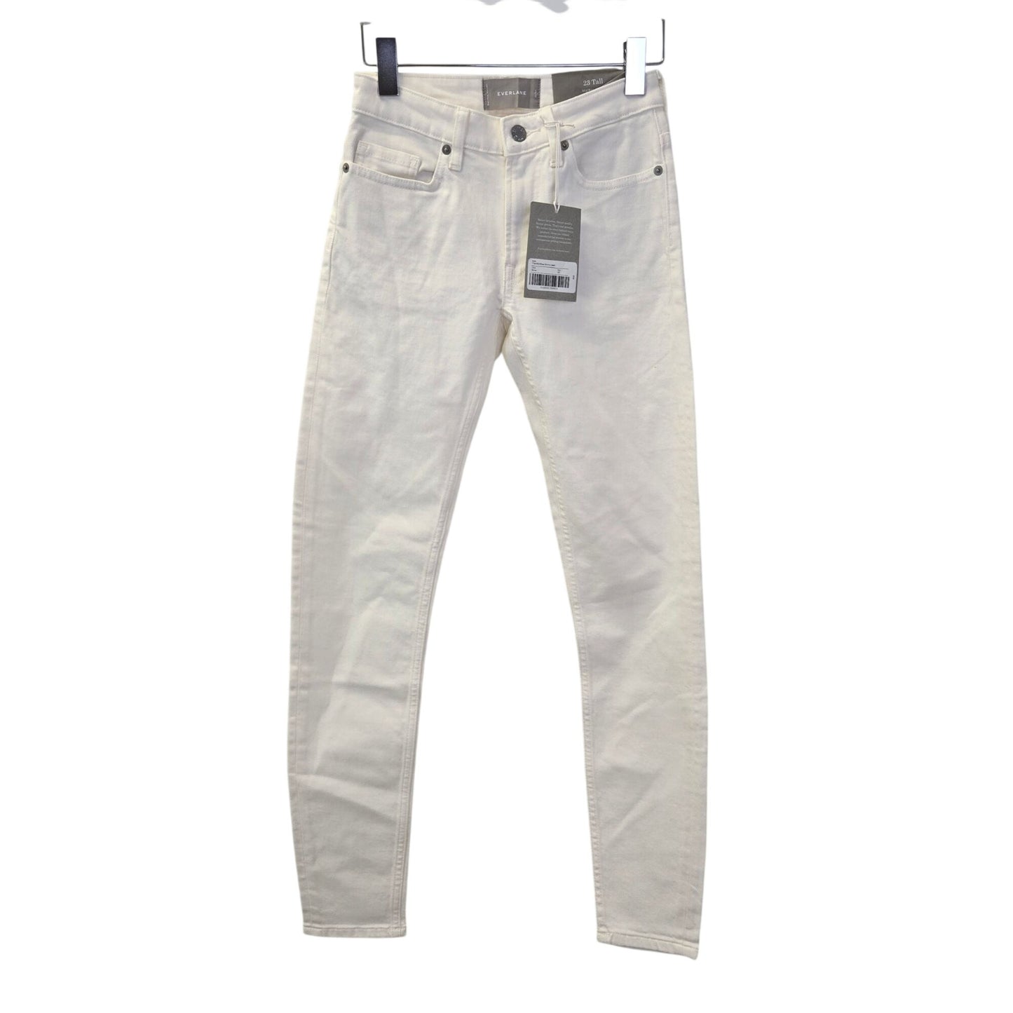 Everlane The Mide-Rise Skinny Jeans in Bone Size 23 Tall