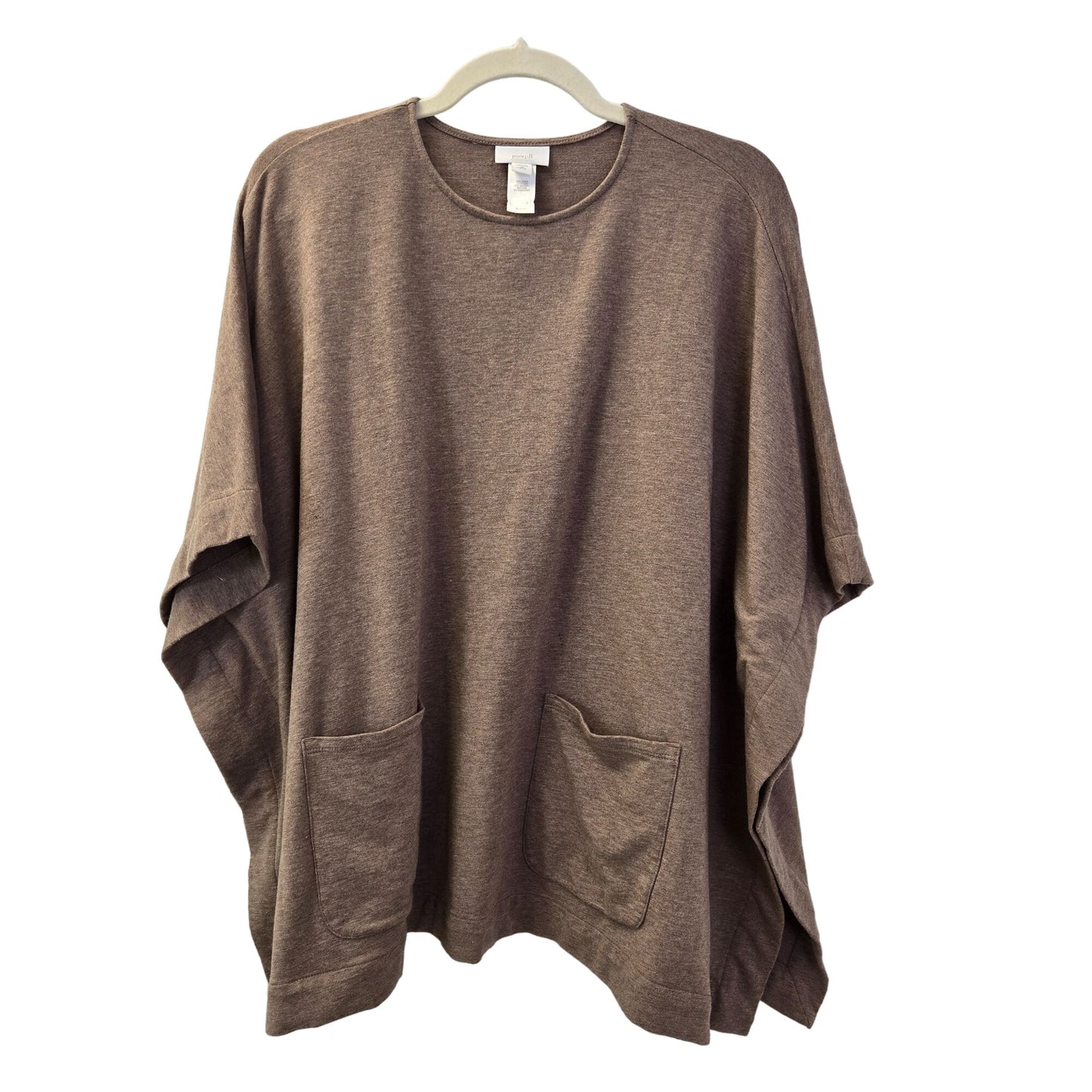 J. Jill Pure Jill Oversized Cotton & Modal Blend Poncho Top Size XSP