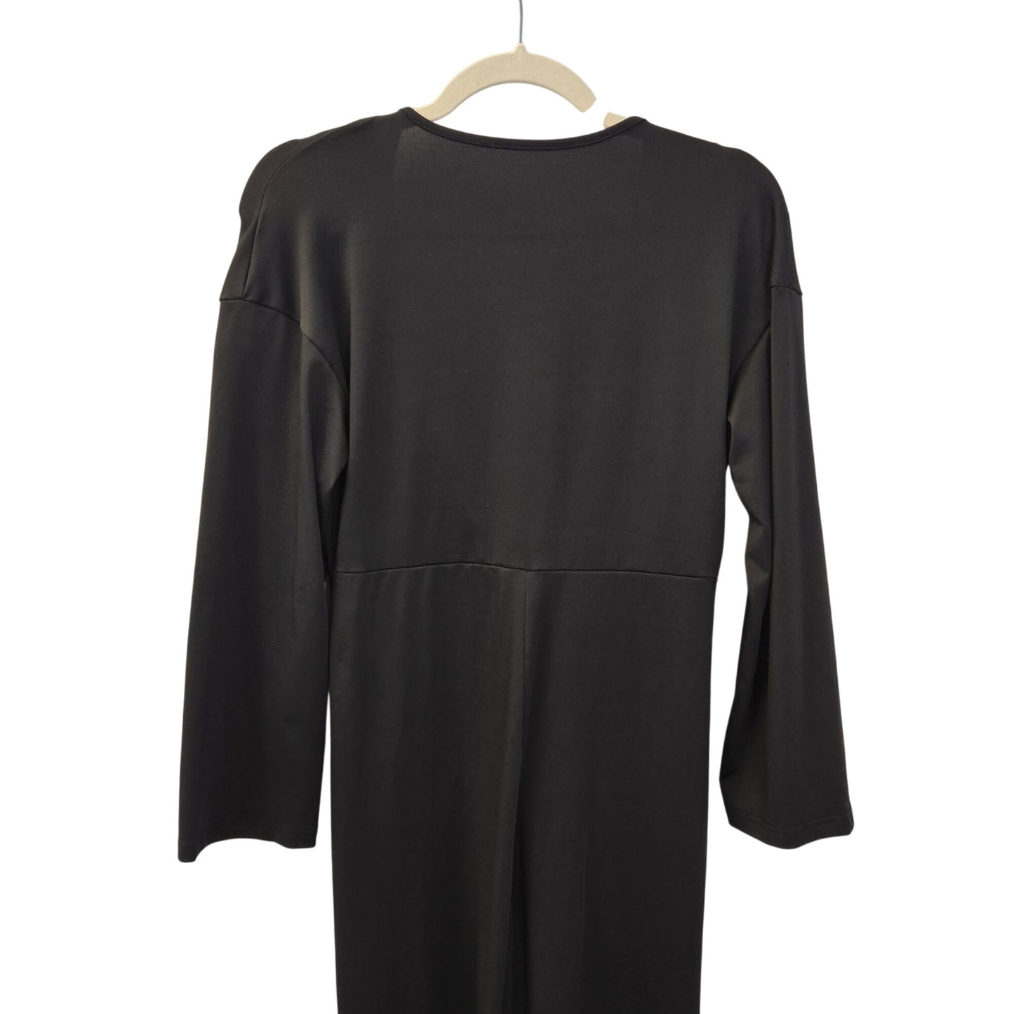 Fashion Noma Twist Front Long Sleeve Wide Leg Jumpsuit Size Small