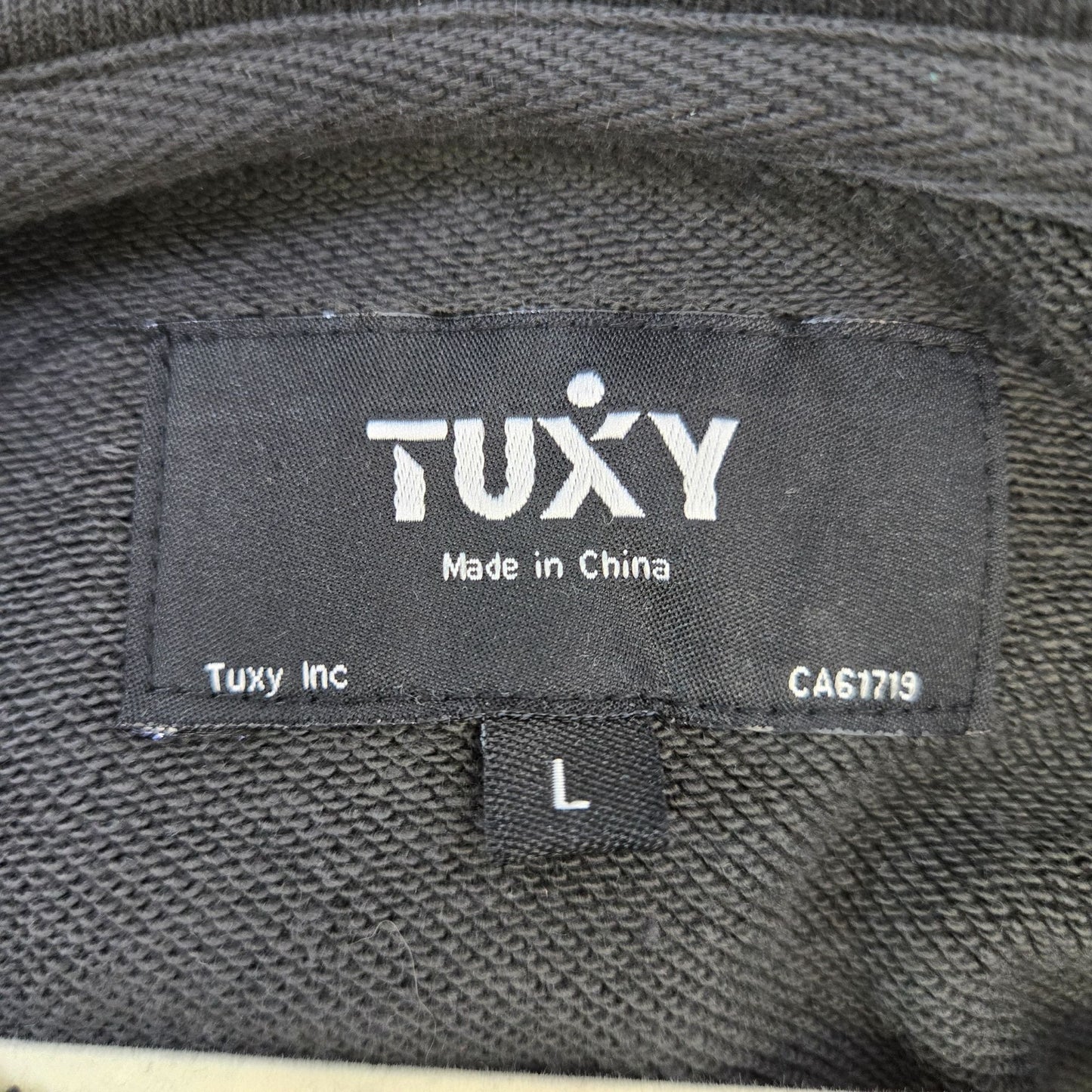 Tuxy One Piece Sweatshirt Style Loungewear Jumpsuit Size Men's Large