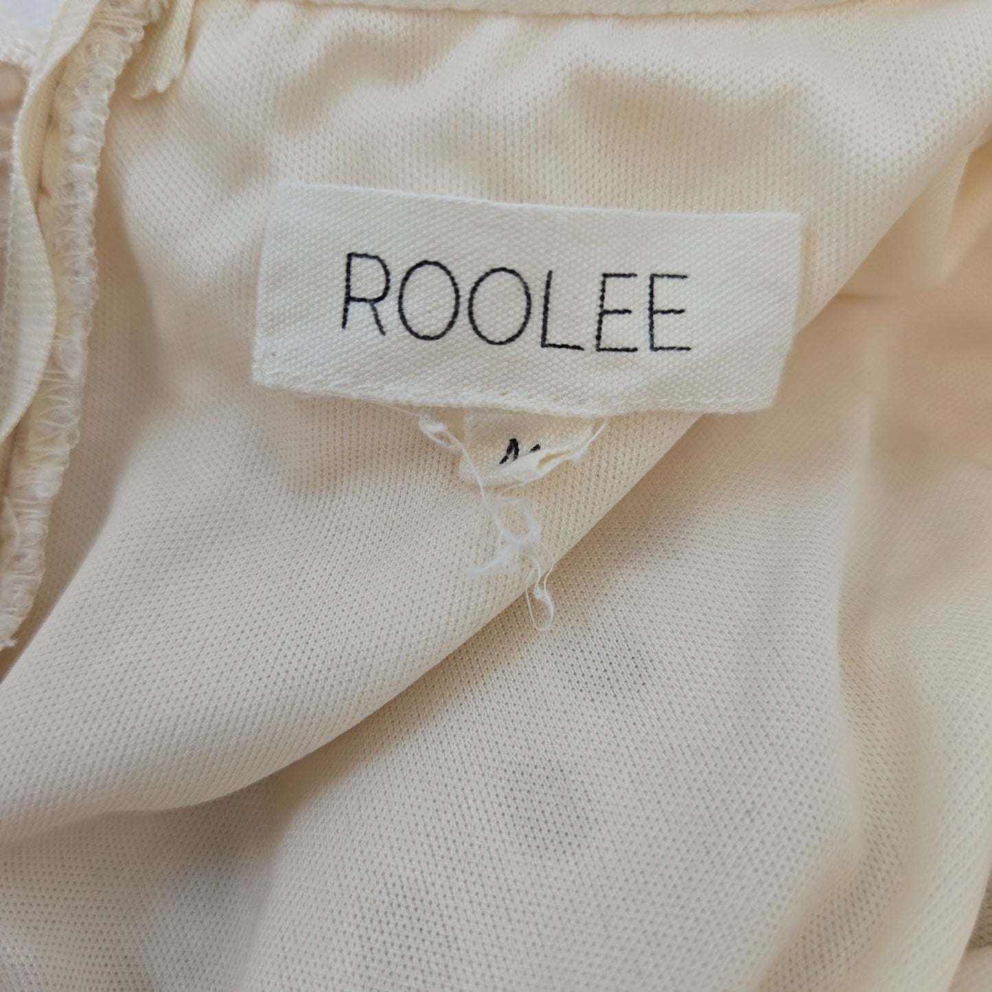 Roolee Falling for You Eyelet Boho Dress Size Medium