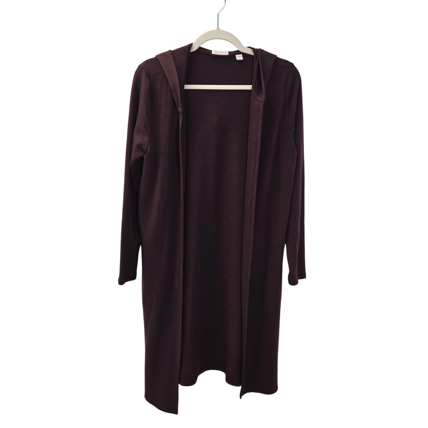 J. Jill Pure Jill Luxe Tencel Blend Open Hooded Duster Size Small Petite