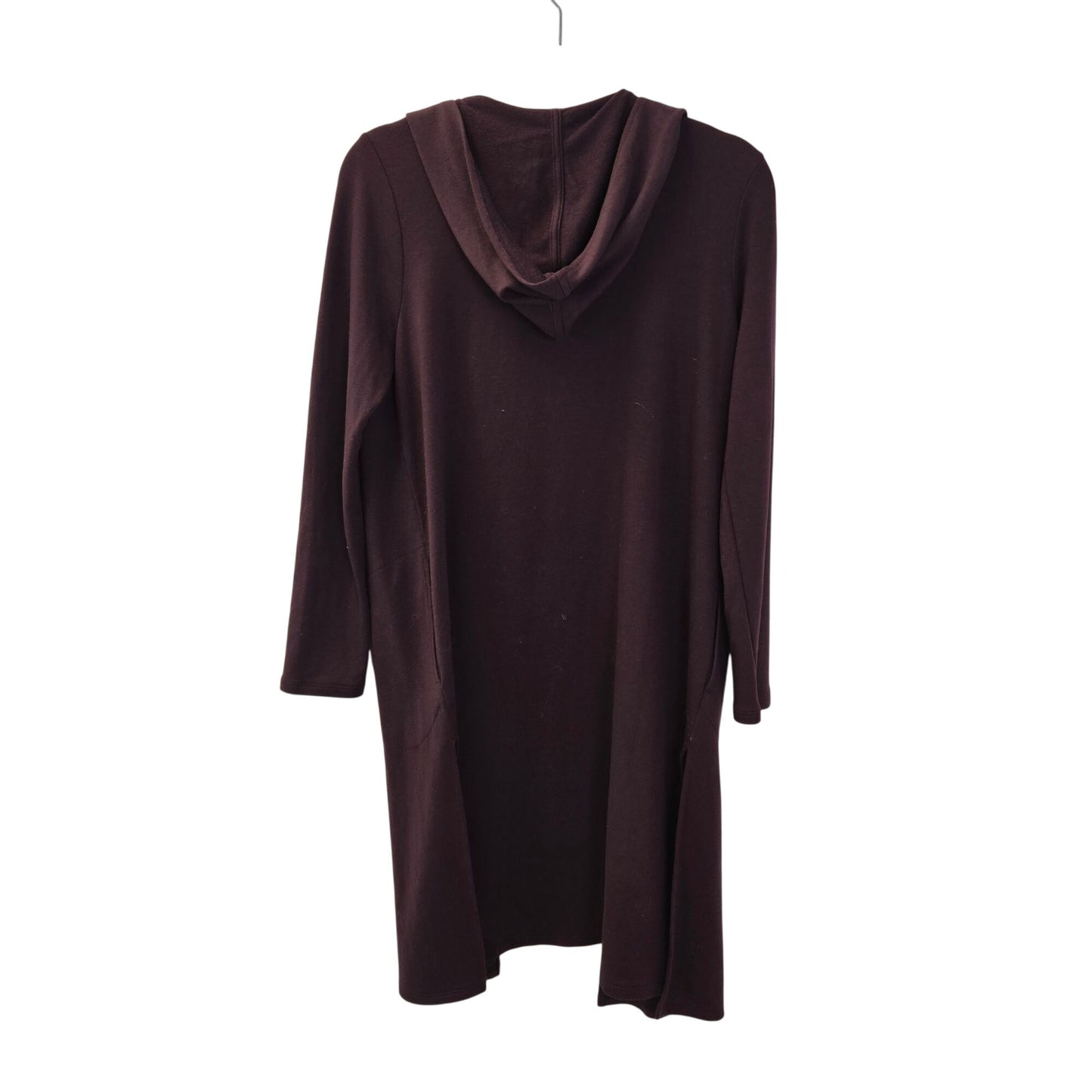 J. Jill Pure Jill Luxe Tencel Blend Open Hooded Duster Size Small Petite