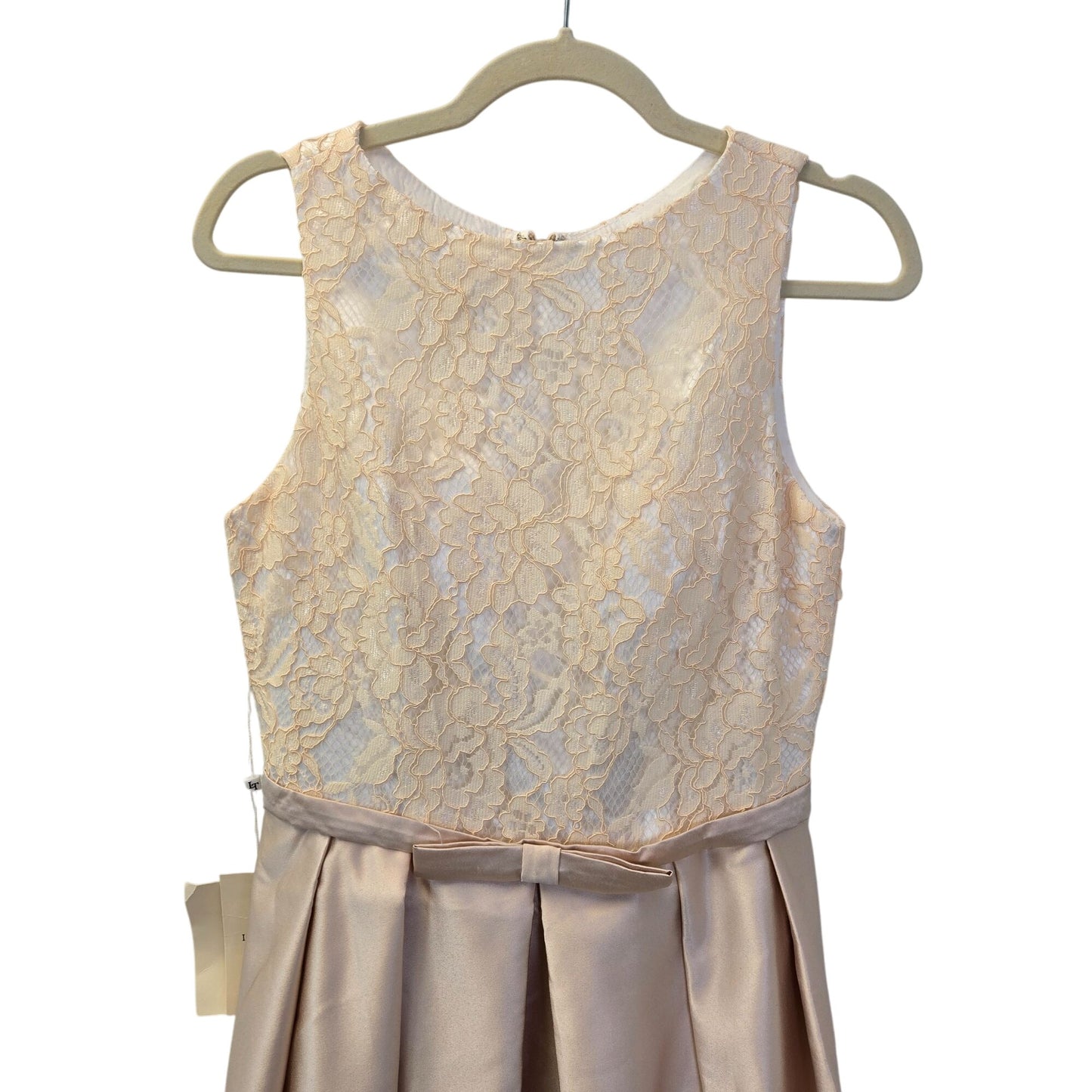 NWT LanTing Bridal Satin Lace Bodice Special Occasion Dress Size XS (est)