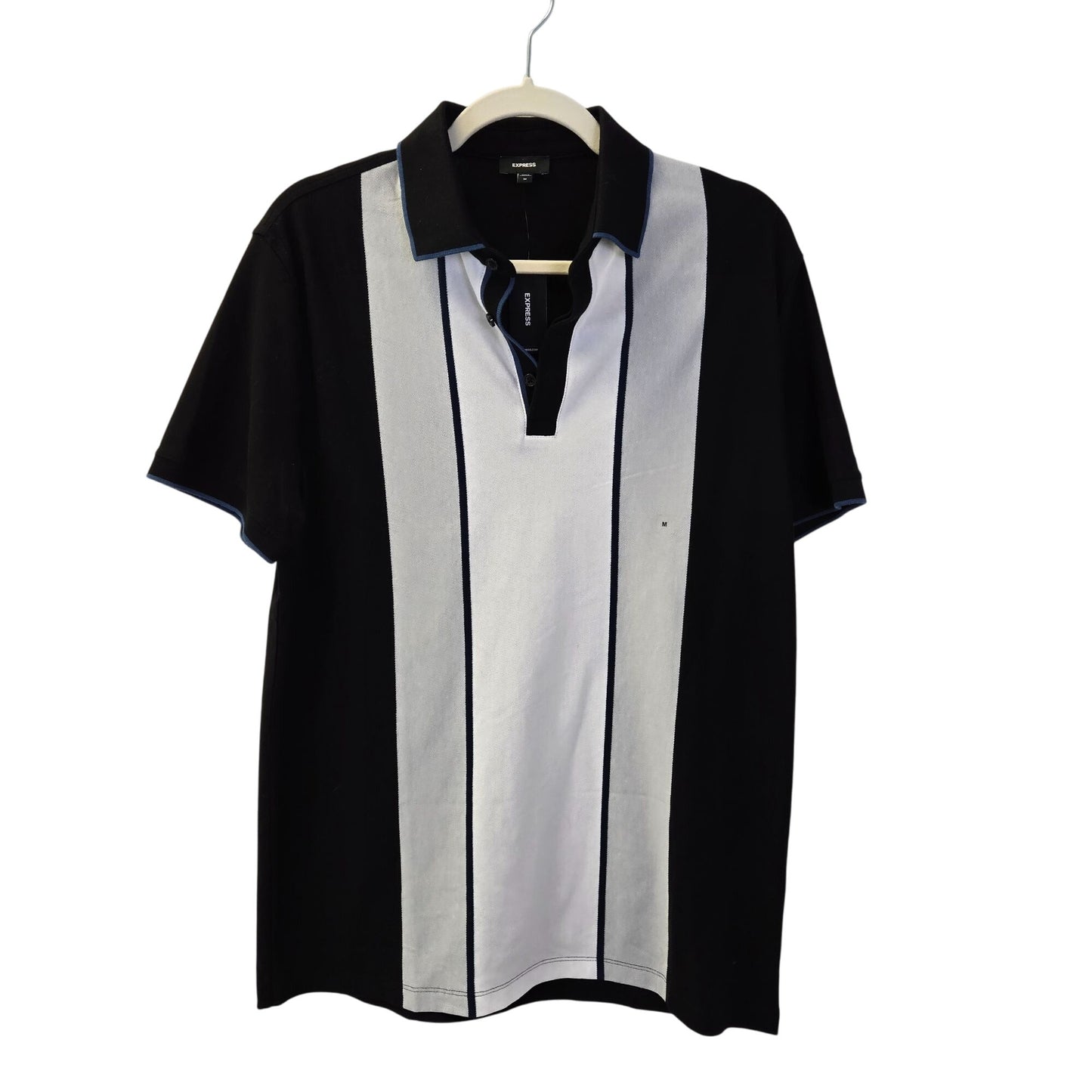NWT Express Striped Polo Shirt Size Medium