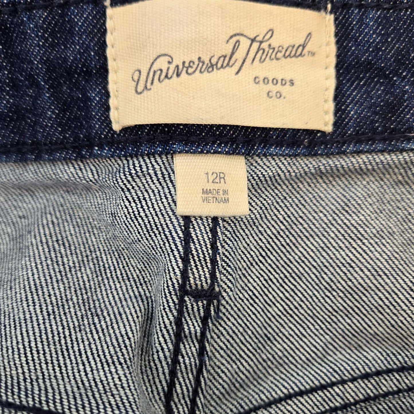 Universal Thread High Rise Wide Leg Dark Wash Jeans Size 12