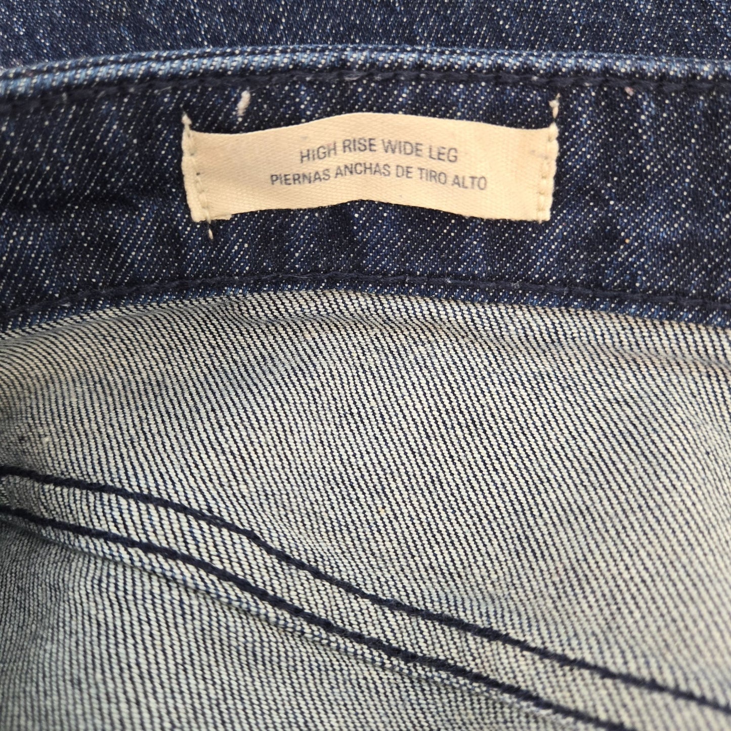 Universal Thread High Rise Wide Leg Dark Wash Jeans Size 12