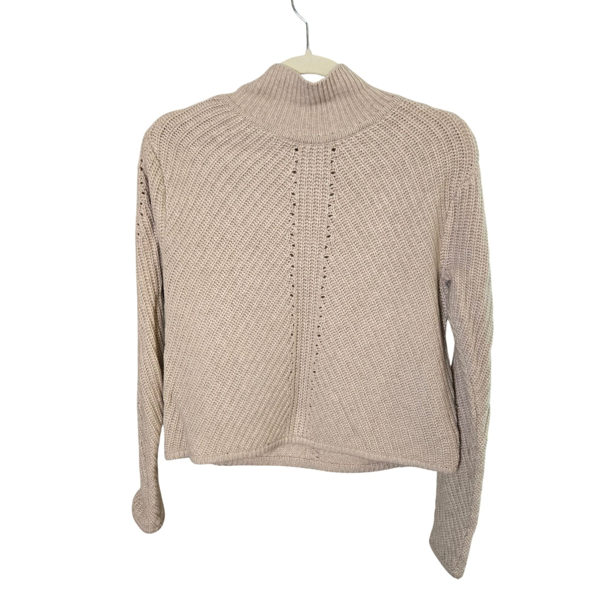 Veronica Beard Thandie Wool & Cashmere Blend Tie Neck Sweater Size Small