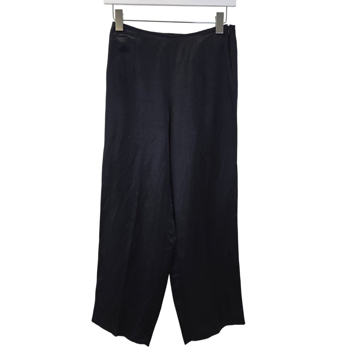 Massimo Dutti Wide Leg Satin Pull-On Trouser Pants Size 2