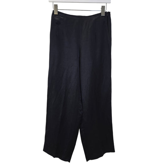 Massimo Dutti Wide Leg Satin Pull-On Trouser Pants Size 2