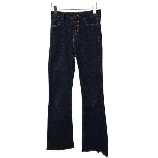 Cello High Rise Button Fly Flared Raw Hem Jeans Size Cello 5/27
