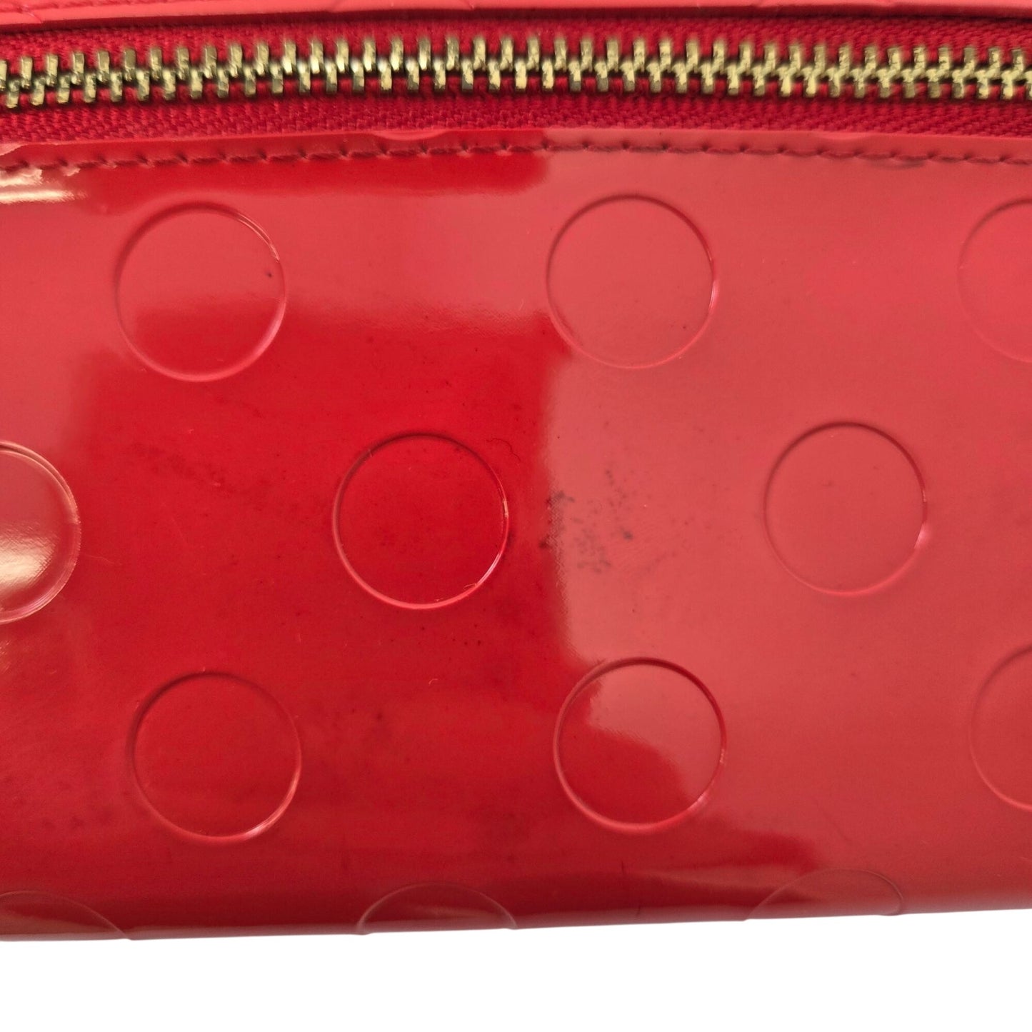 Kate Spade Camelia Street Collection Patent Leather Polka Dot Wallet