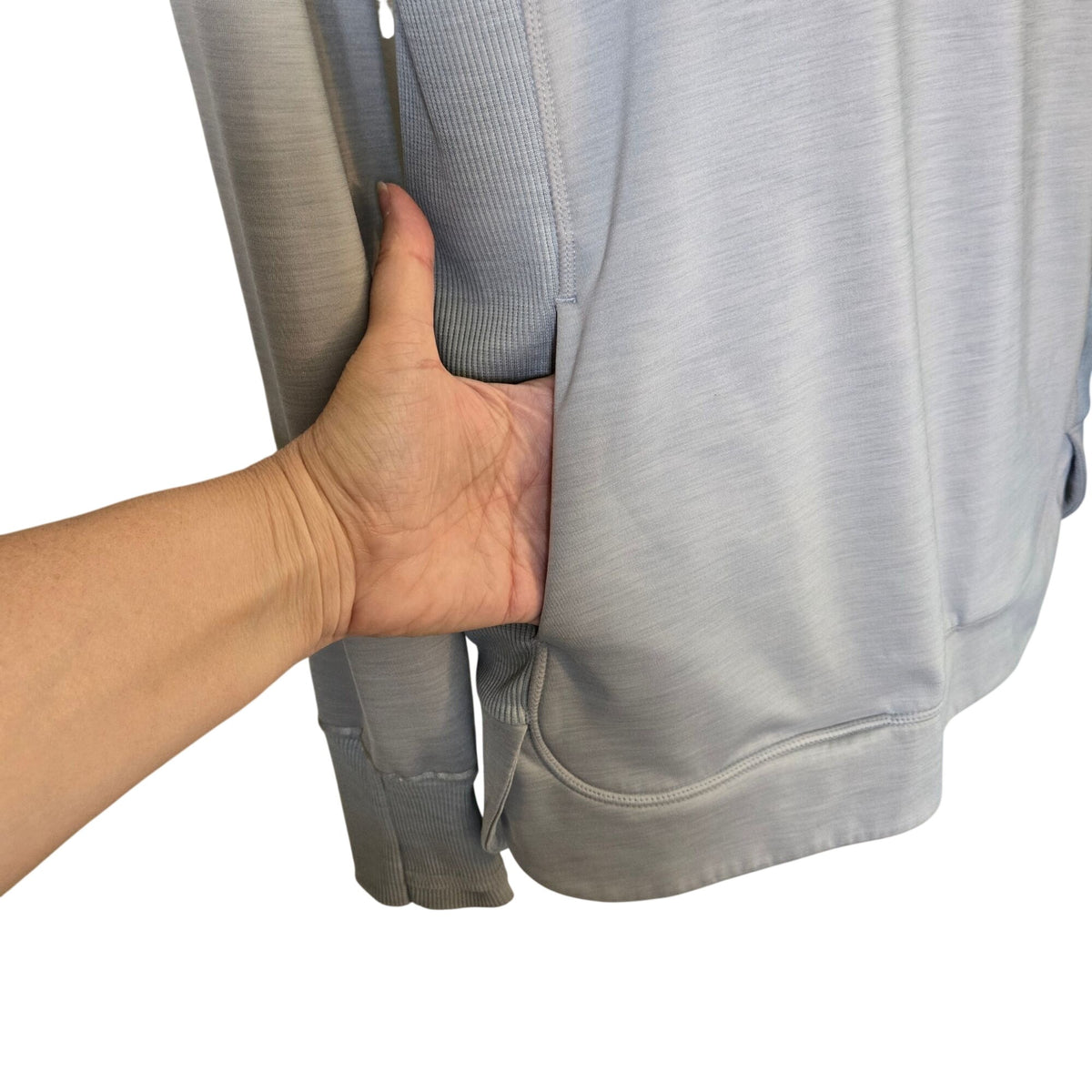Athleta Stowe Crossneck Pullover Sweatshirt Size Medium