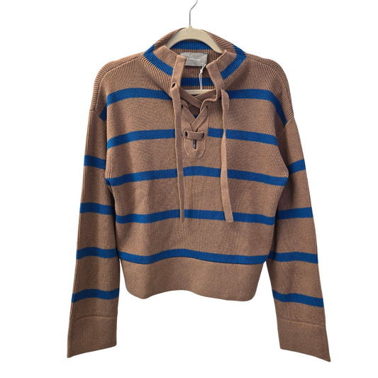 NWT Everlane Lace Up Mock Neck Wool Blend Sweater Size XS