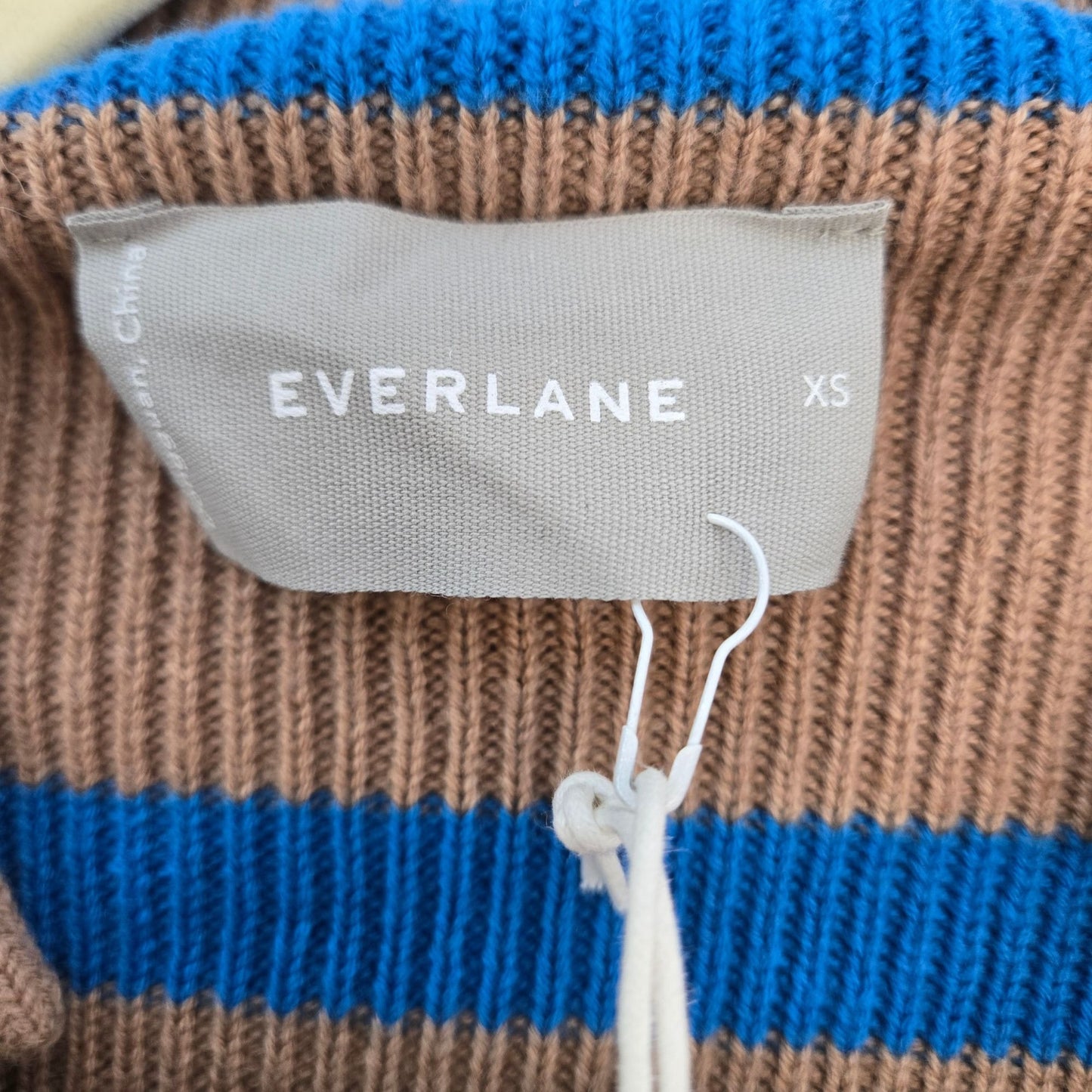 NWT Everlane Lace Up Mock Neck Wool Blend Sweater Size XS