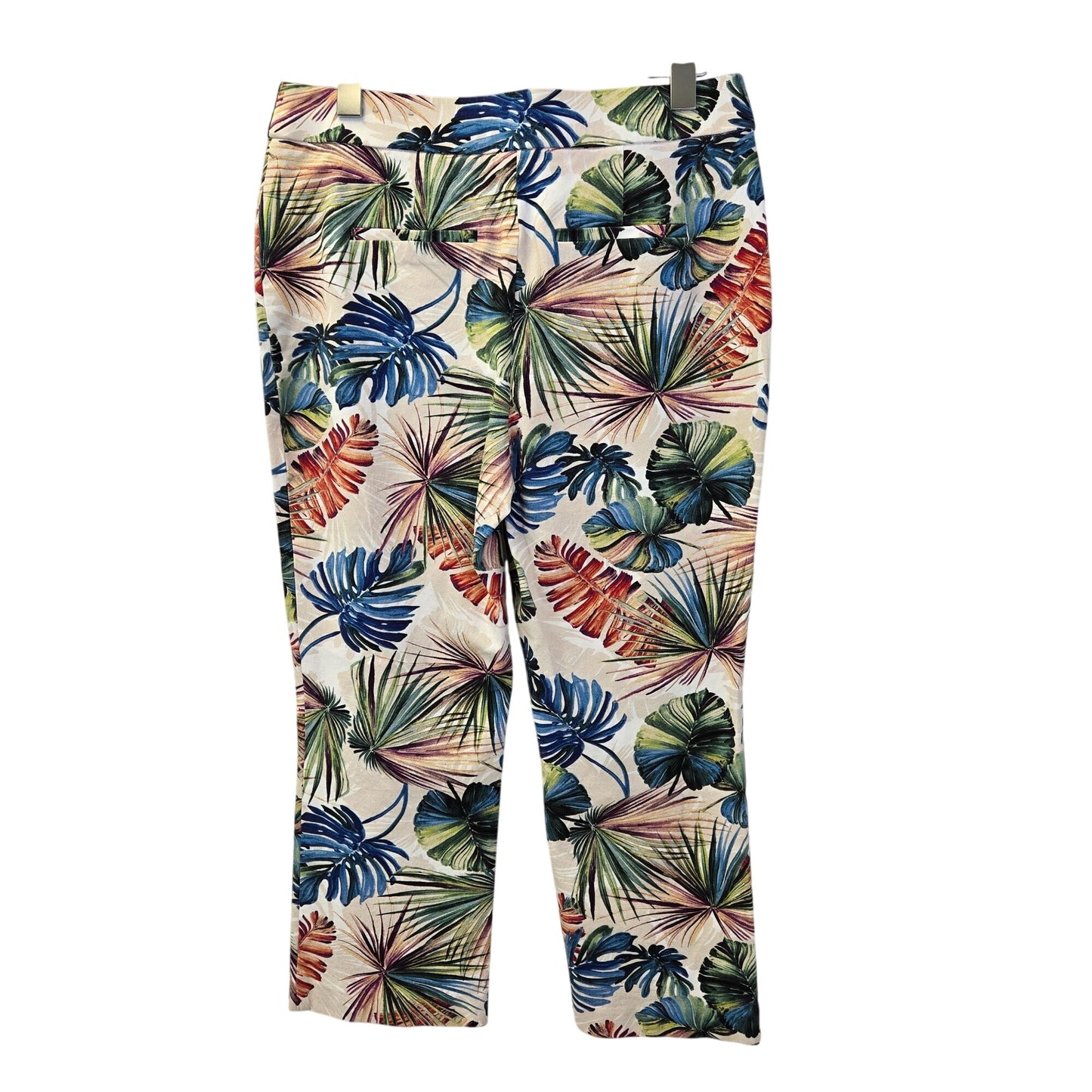 Chico's Tropical Print Capri Pants Size Chico's 0.5/Size 6