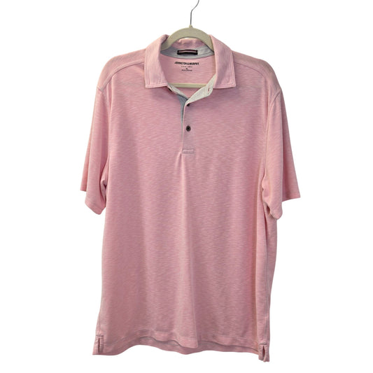 Johnston & Murphy Modal Blend Pink Polo Shirt Size XL