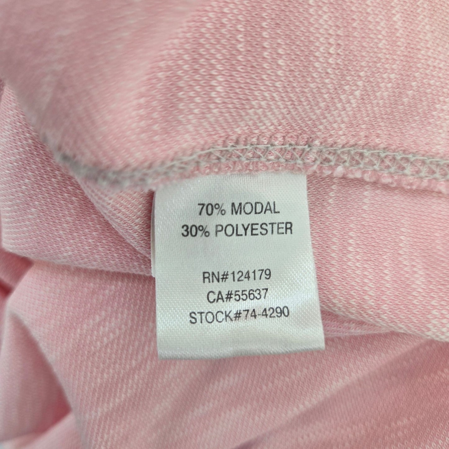 Johnston & Murphy Modal Blend Pink Polo Shirt Size XL