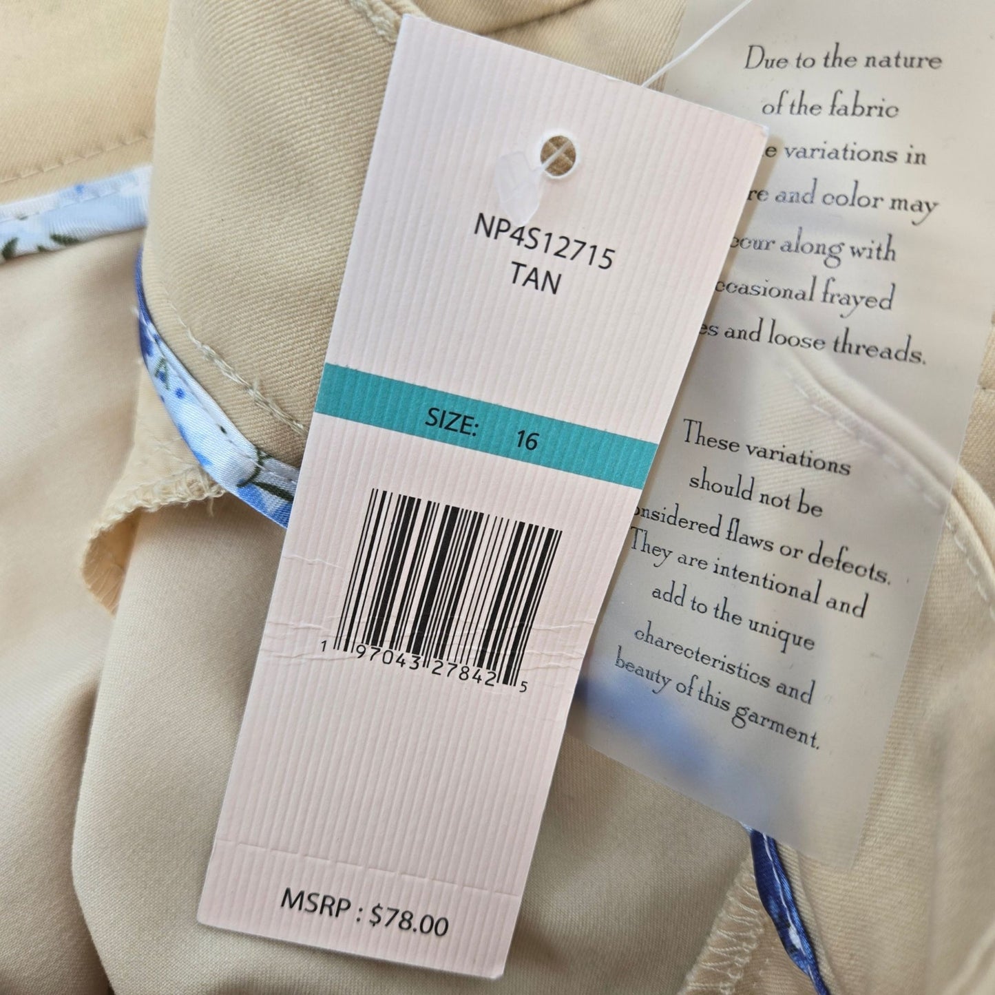NWT Nanette Lepore Slightly Flared Crop Trouser Pants Size 16