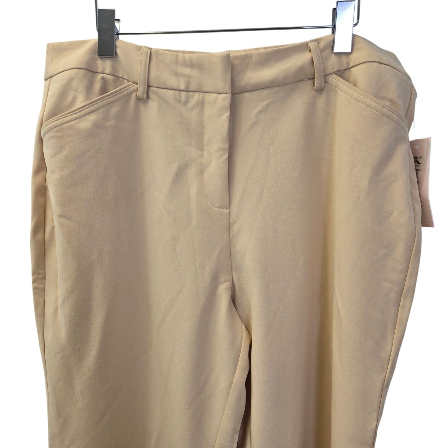 NWT Nanette Lepore Slightly Flared Crop Trouser Pants Size 16