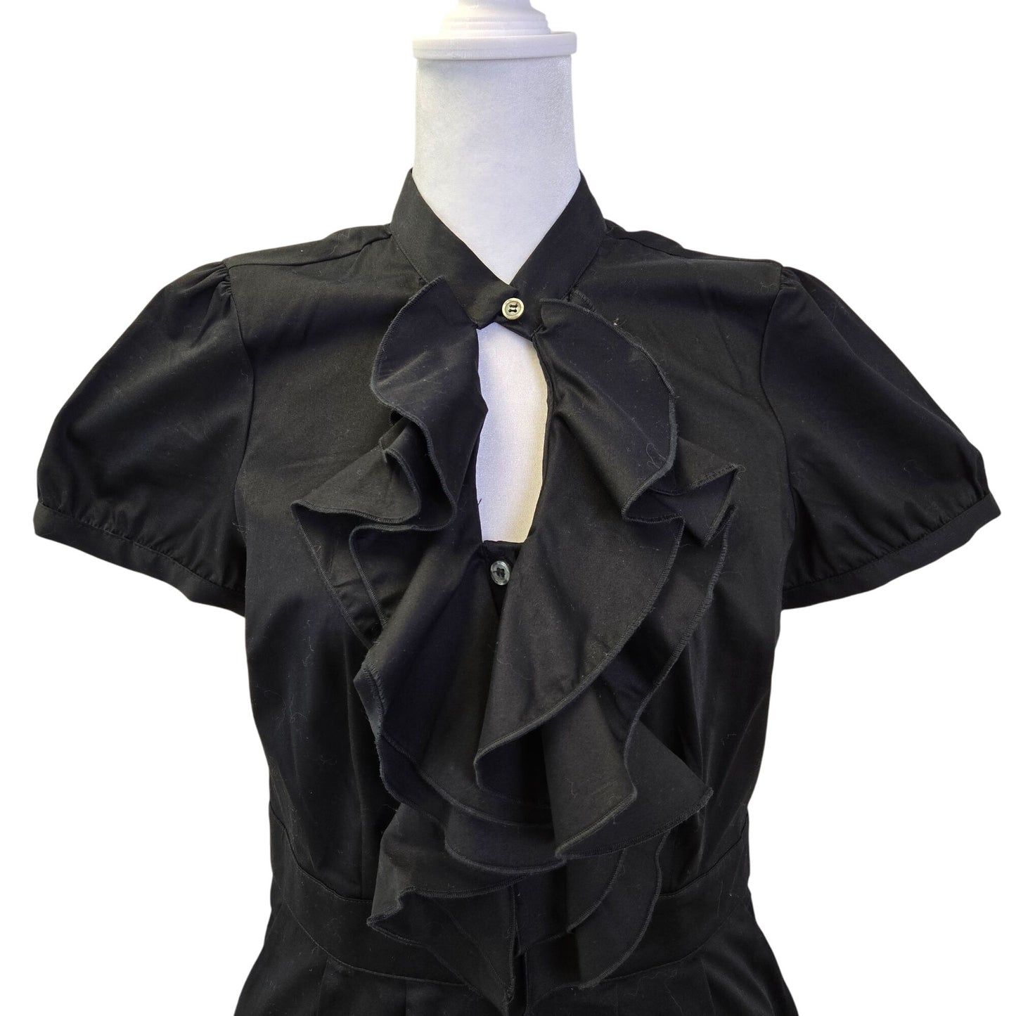 NWT The Limited Ruffle Accent Short Sleeve Sheath Dress Size 6