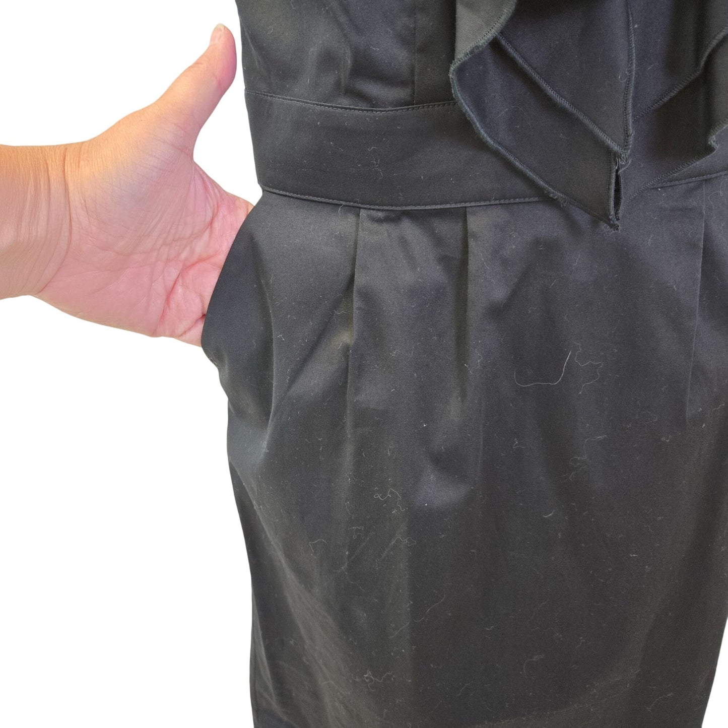NWT The Limited Ruffle Accent Short Sleeve Sheath Dress Size 6