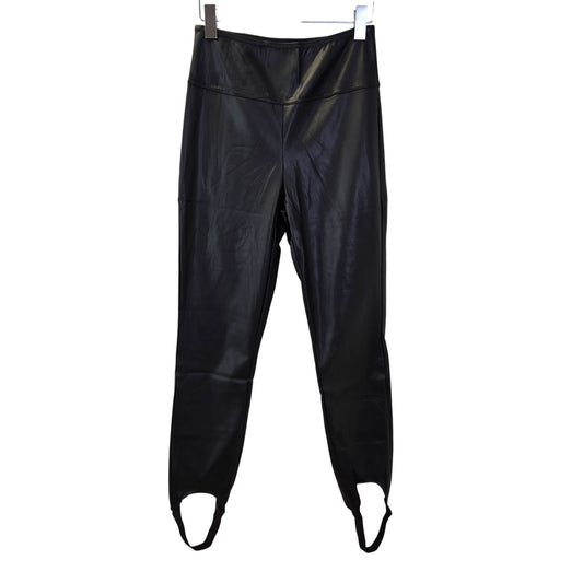 NWT WeWoreWhat Vegan Buttery Leather Stirrup Leggings Size Small