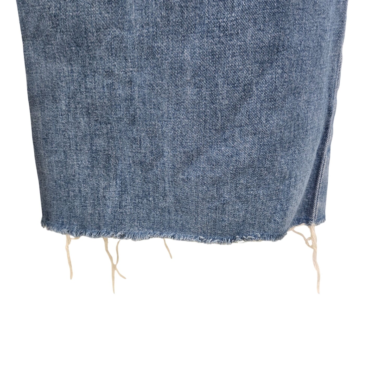 Paige Leenah Rock On Destructed Distressed Wide Leg Jeans Size 34