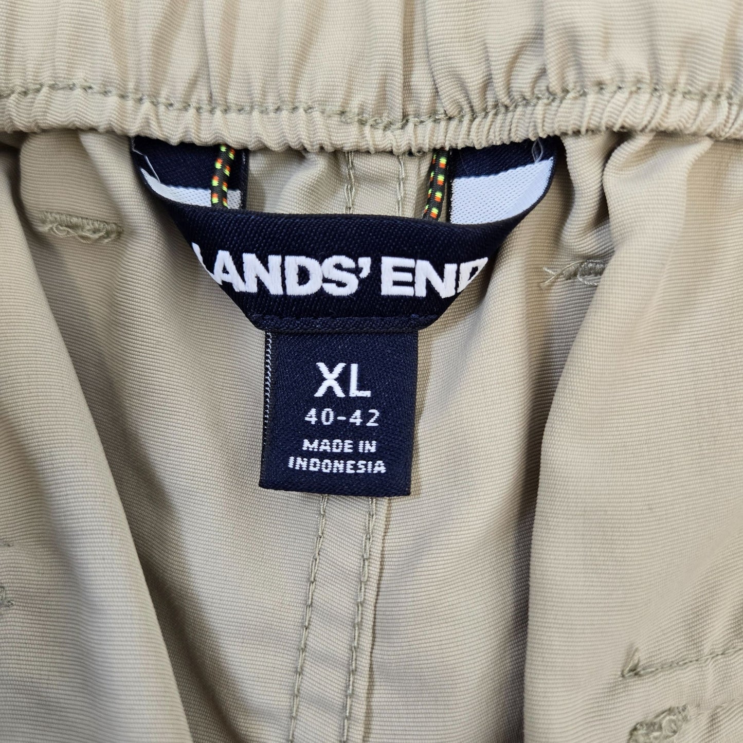 Lands' End Men's Cargo Activewear Shorts Size XL