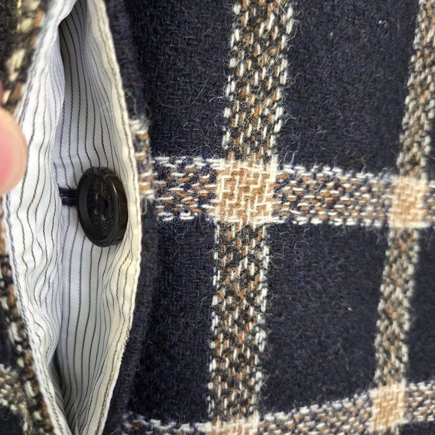 Brooks Brothers Red Fleece 100% Wool Plaid Blazer Jacket Size 8