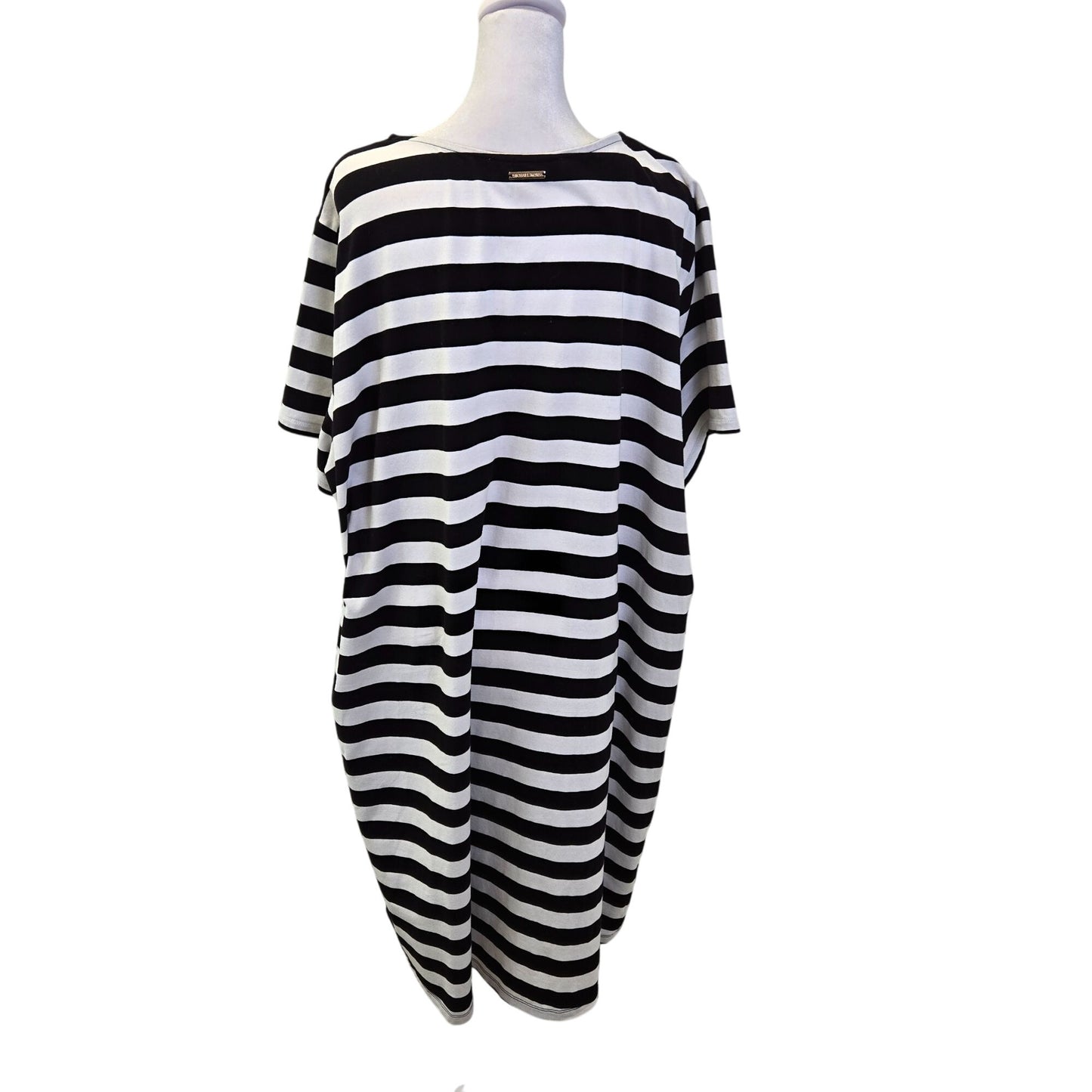 Michael Michael Kors Striped Shift T-Shirt Dress Size 3XL