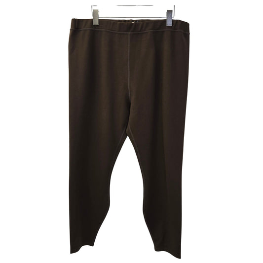 Tuckernuck Chocolate Brown High Rise Compression September Leggings  Size XXL