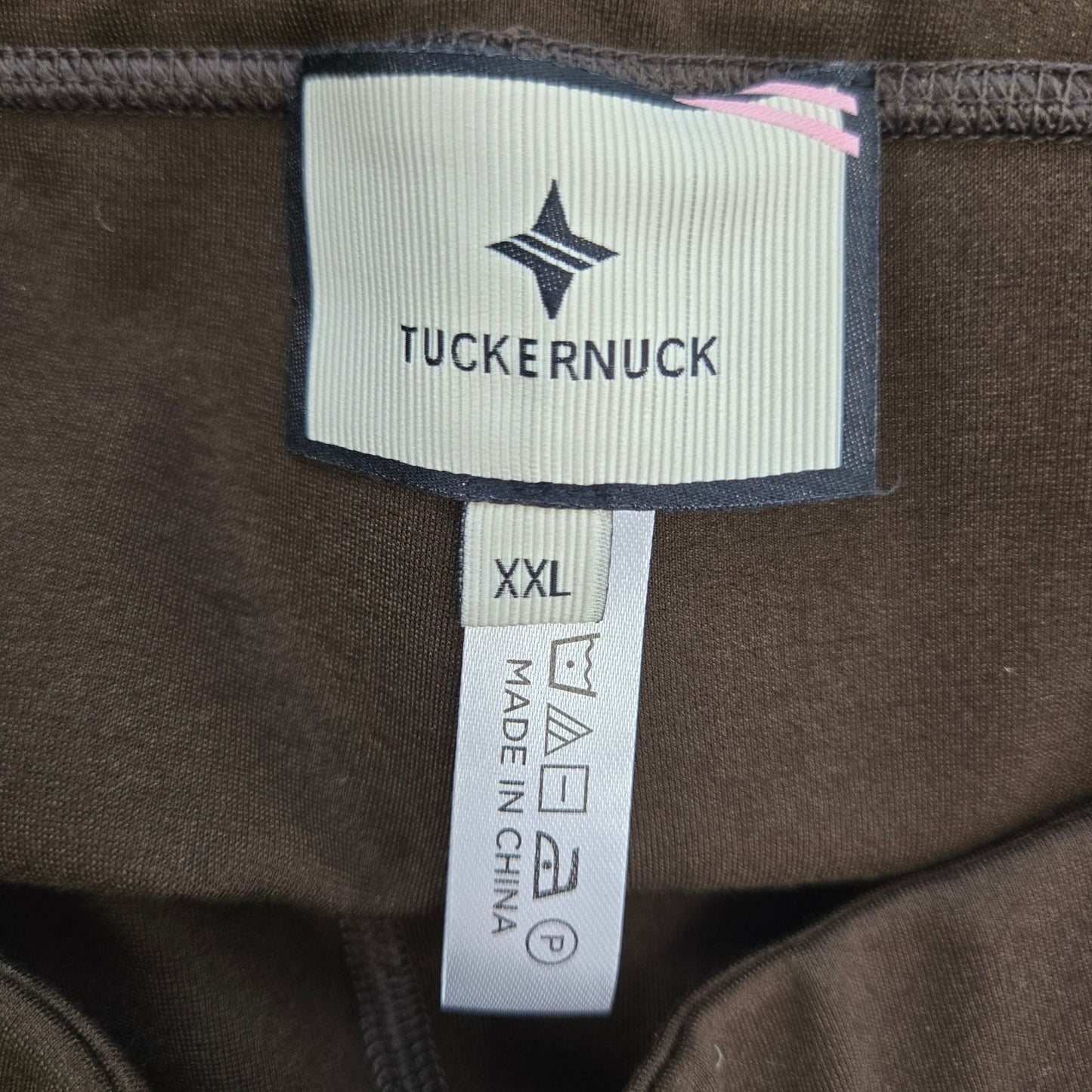 Tuckernuck Chocolate Brown High Rise Compression September Leggings  Size XXL