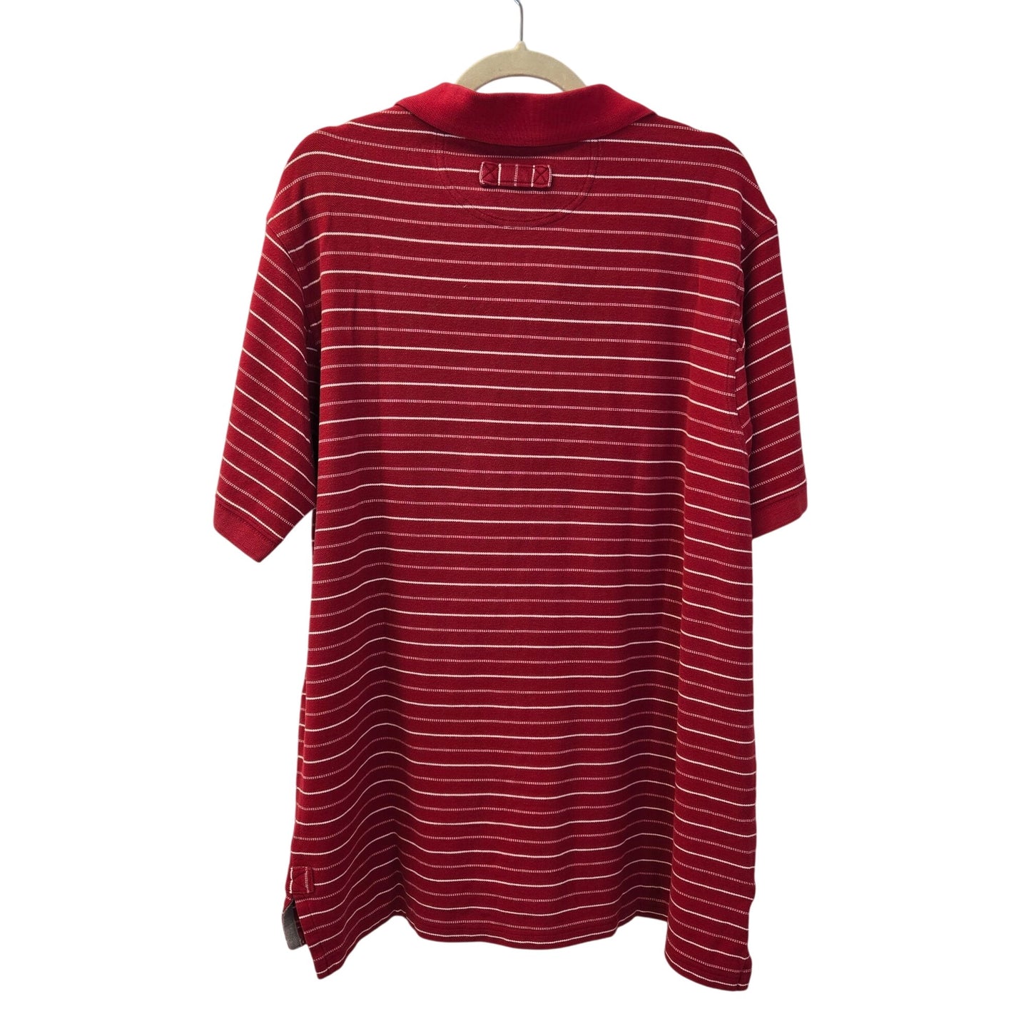 Duluth Trading Co Striped Polo Shirt Size Large Tall