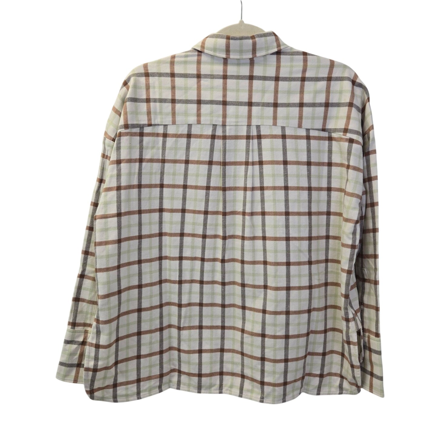 NWT Everlane The Flannel Boxy Button Down Shirt Size XS