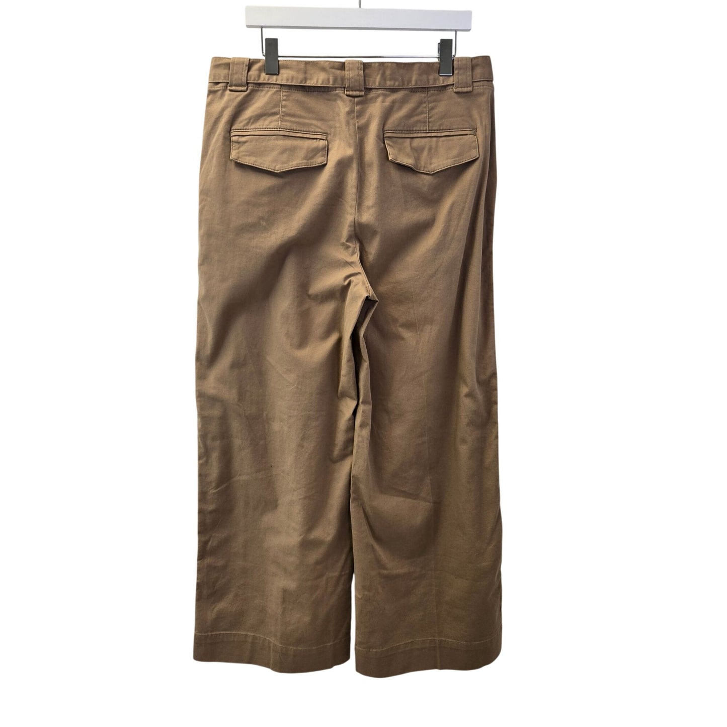 NWOT J. Crew Factory Twill Wide Leg Tie-Waist Chino Pant Size 14