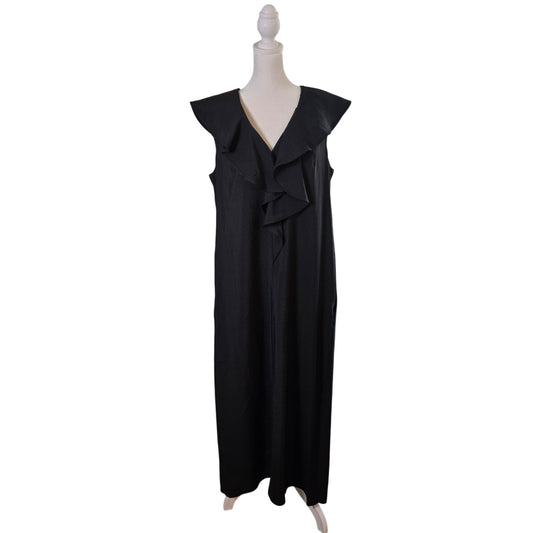 COS Ruffled Maxi Dress in Modal Blend Size 12