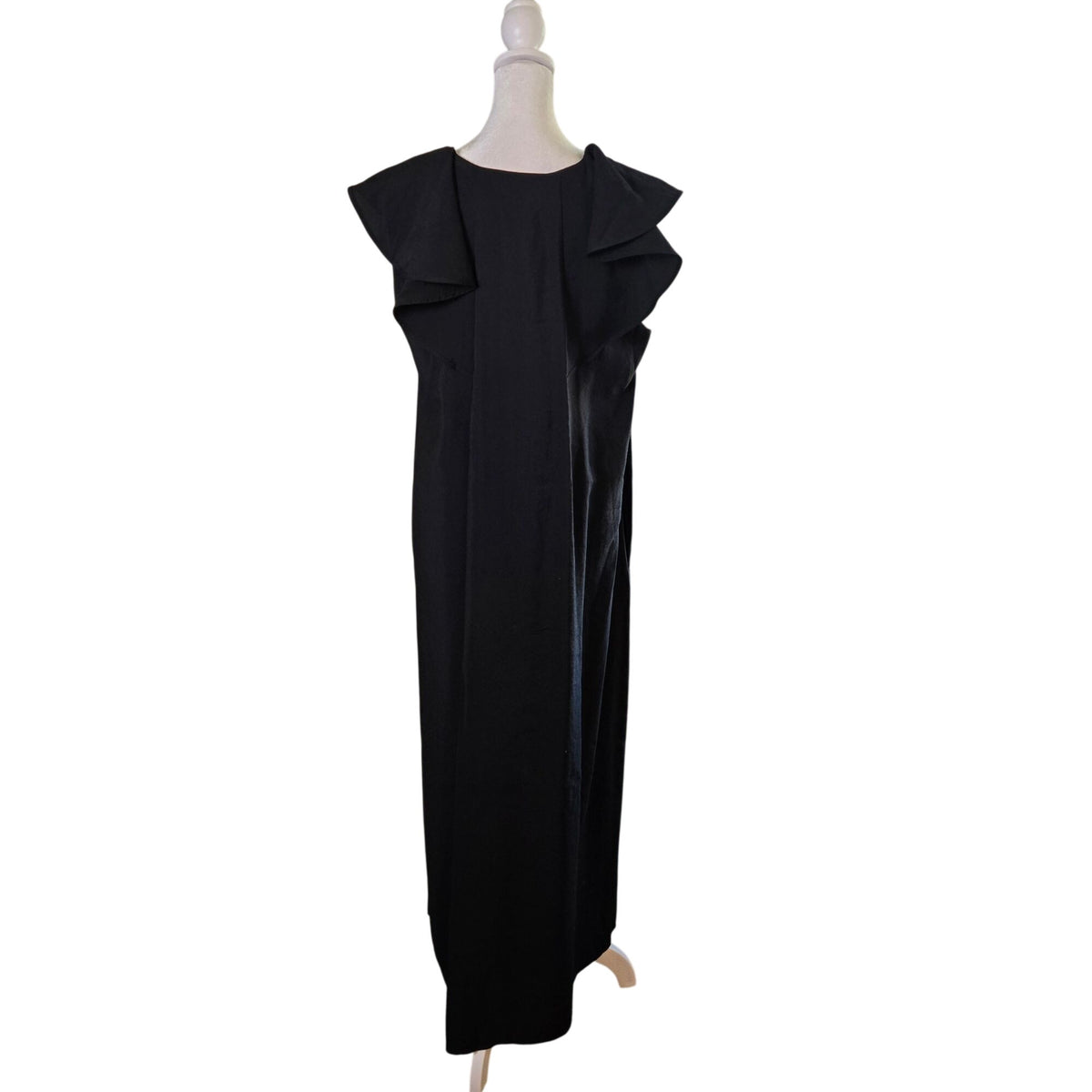COS Ruffled Maxi Dress in Modal Blend Size 12
