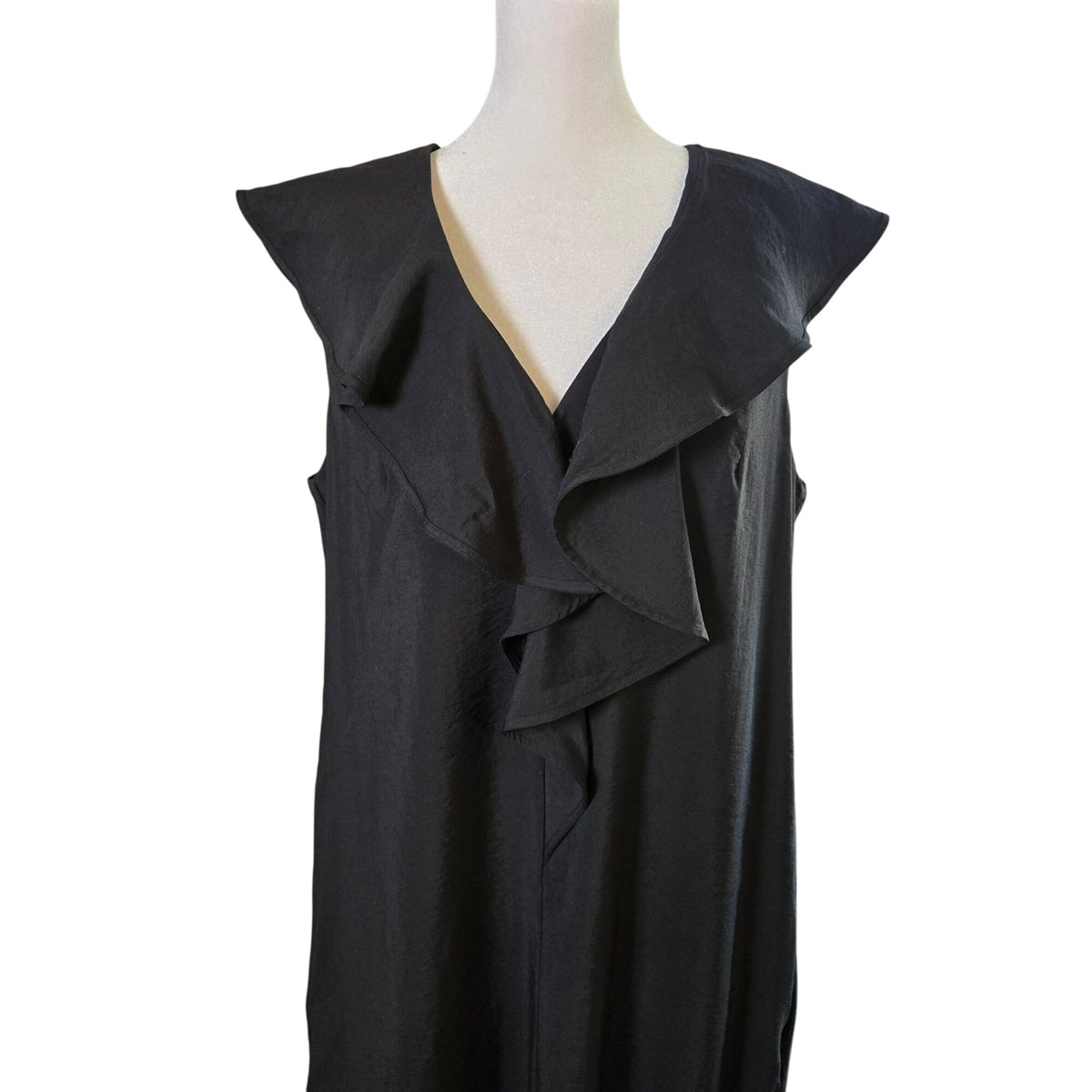COS Ruffled Maxi Dress in Modal Blend Size 12