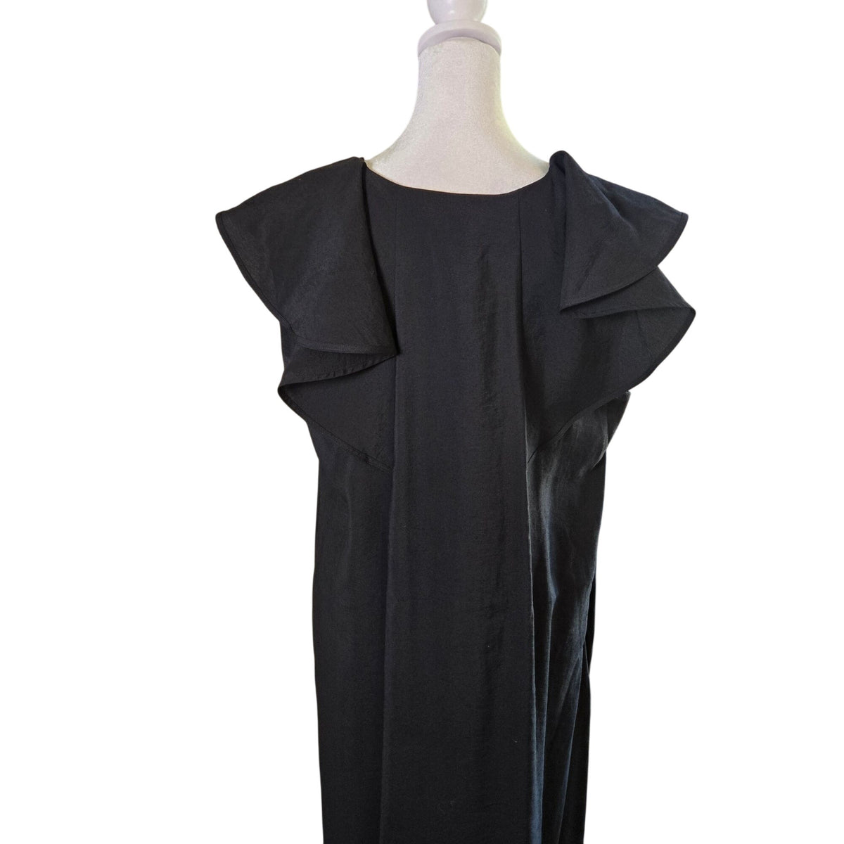 COS Ruffled Maxi Dress in Modal Blend Size 12