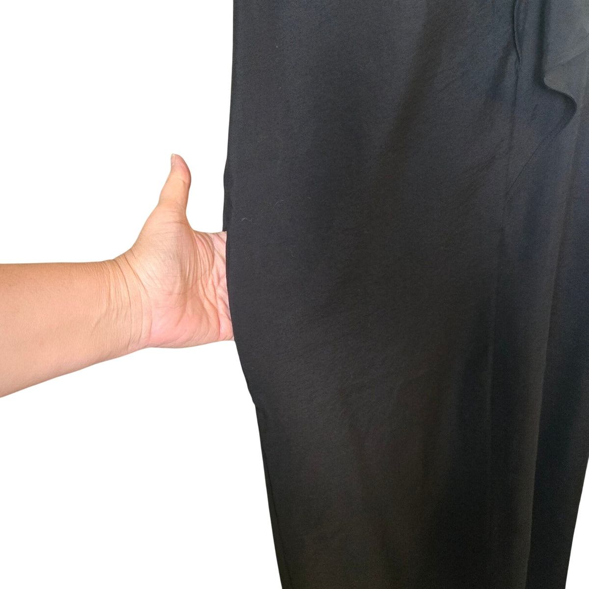COS Ruffled Maxi Dress in Modal Blend Size 12