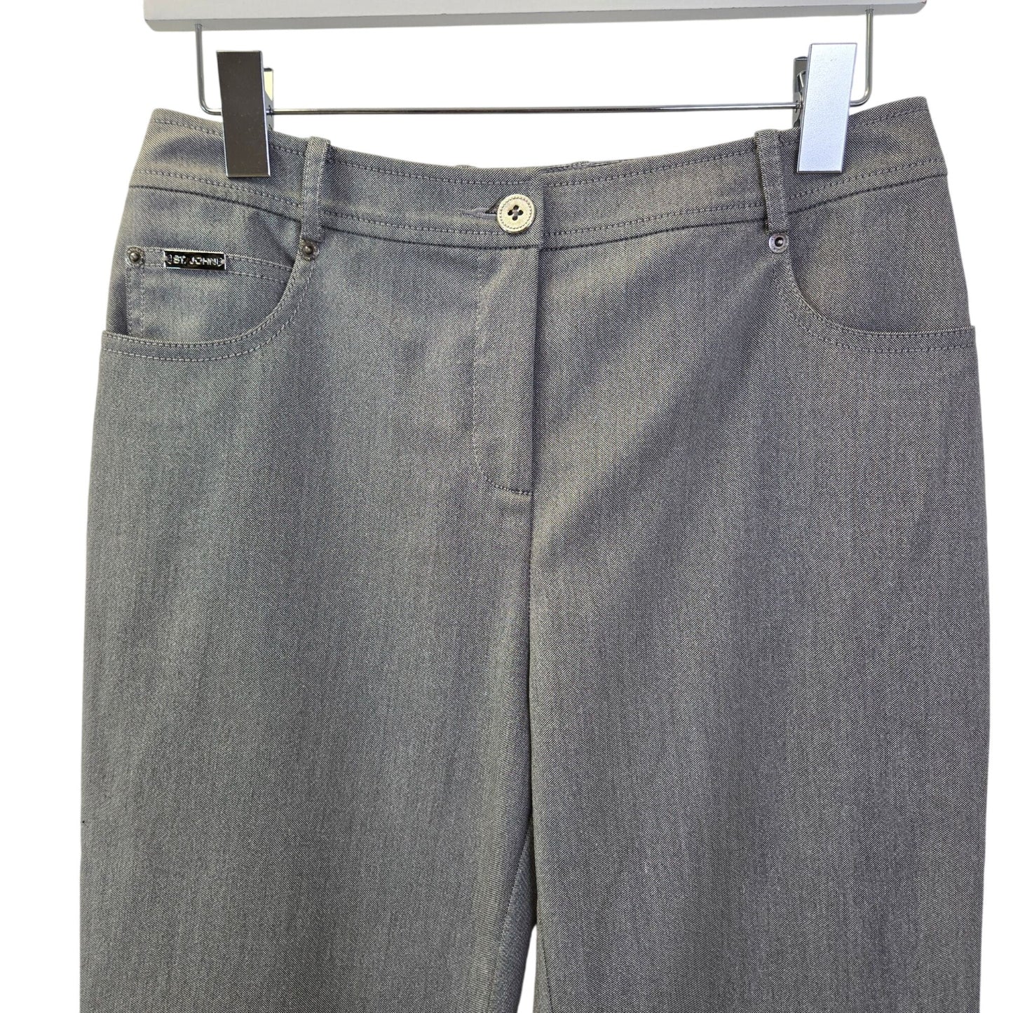 St. John Sport Gray Five Pocket Casual Pants Size 4