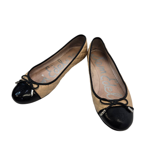 Sam Edelman Leather Becka Cap Toe Ballet Flats Size 8.5M