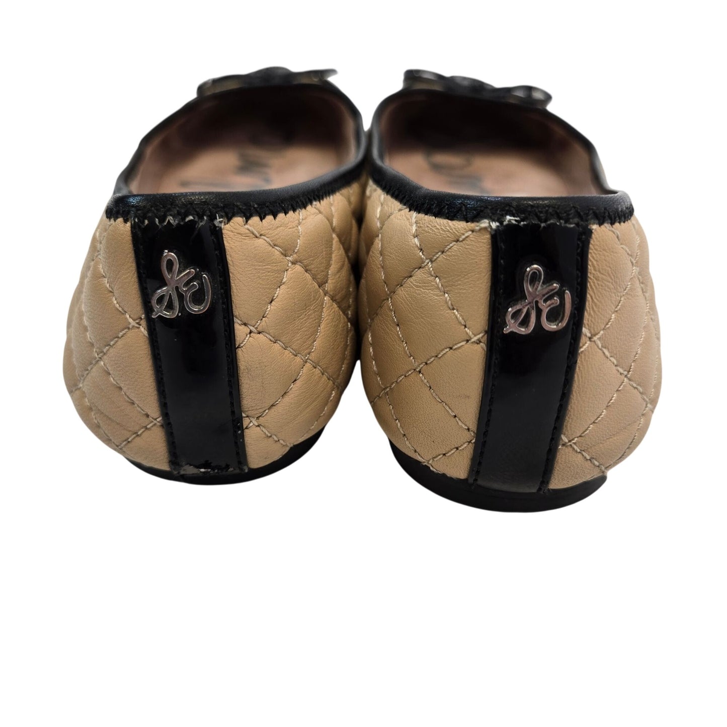 Sam Edelman Leather Becka Cap Toe Ballet Flats Size 8.5M