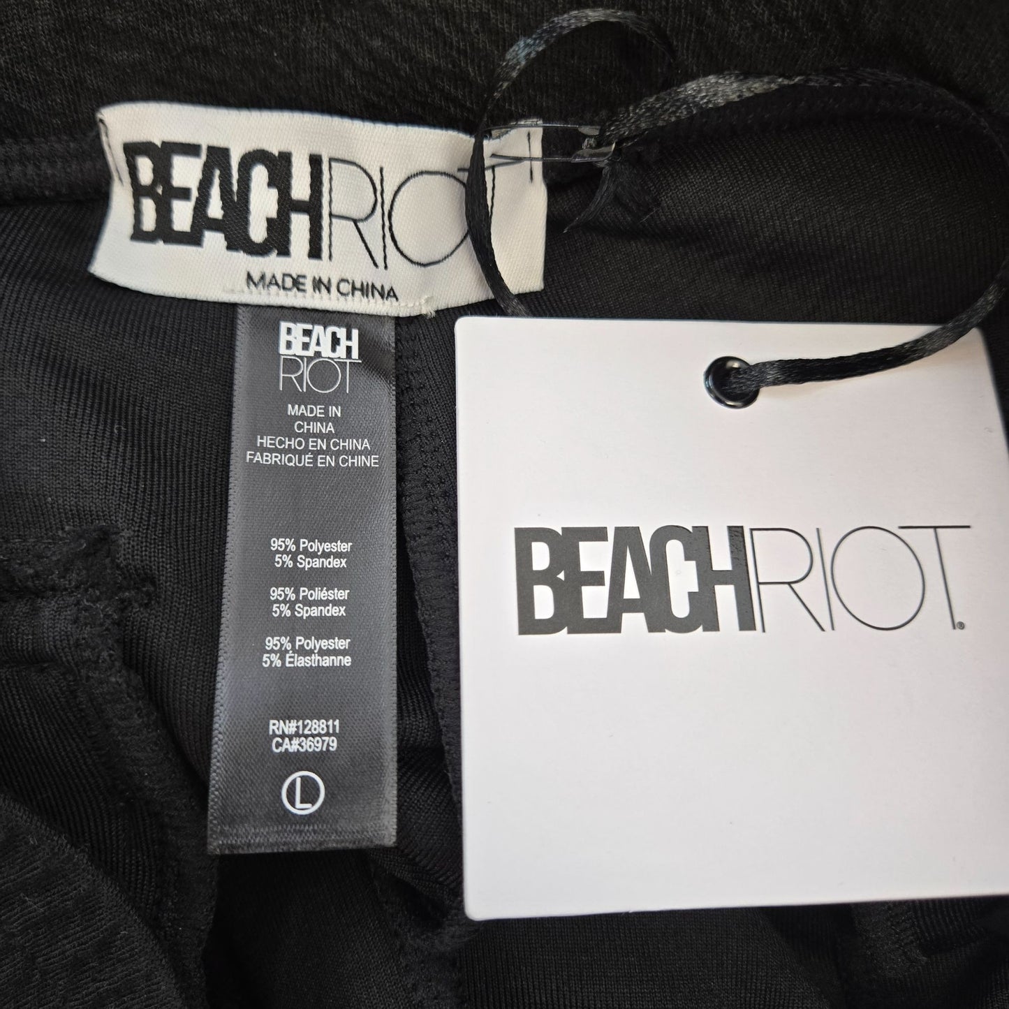 NWT Beach Riot Textured Cargo Wide Leg Pants Size Large