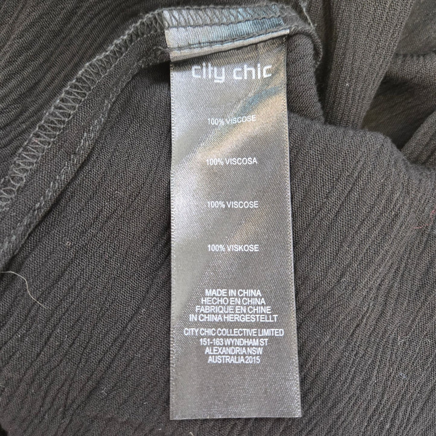 NWT City Chic 100% Viscose Knot Front Gauzy Maxi Dress Size 16