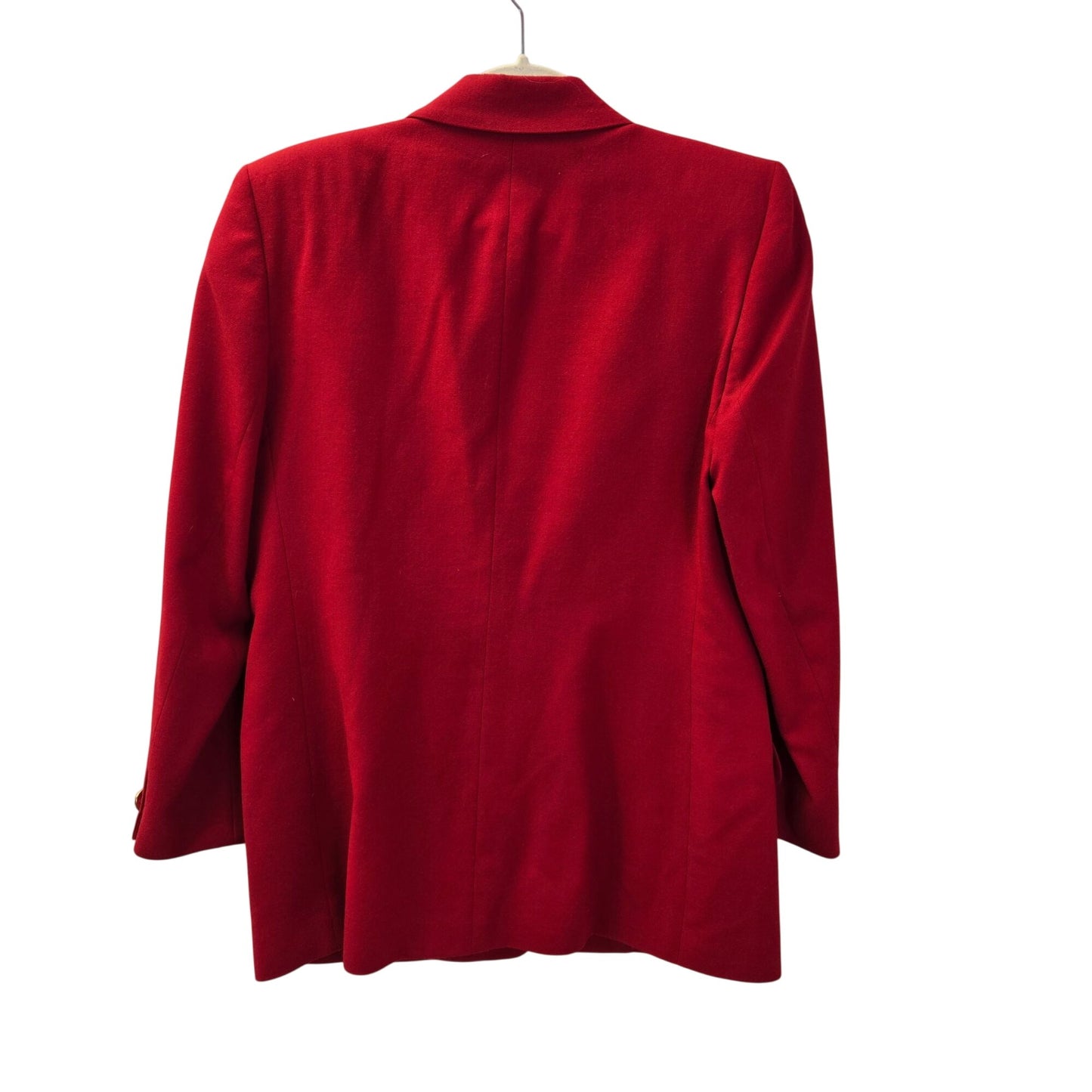 Talbots 100% Wool One Button Blazer Jacket Size 8 Petite