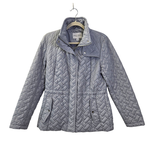 Cole Haan Signature Baby Blue Quilted Jacket Size Medium