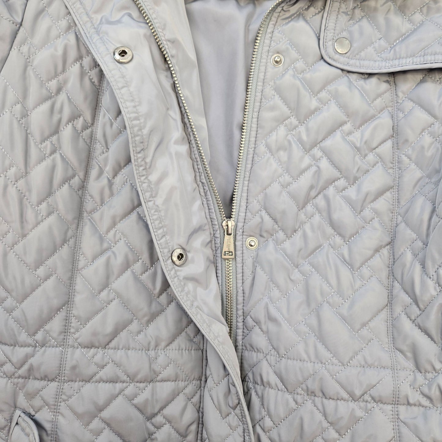 Cole Haan Signature Baby Blue Quilted Jacket Size Medium