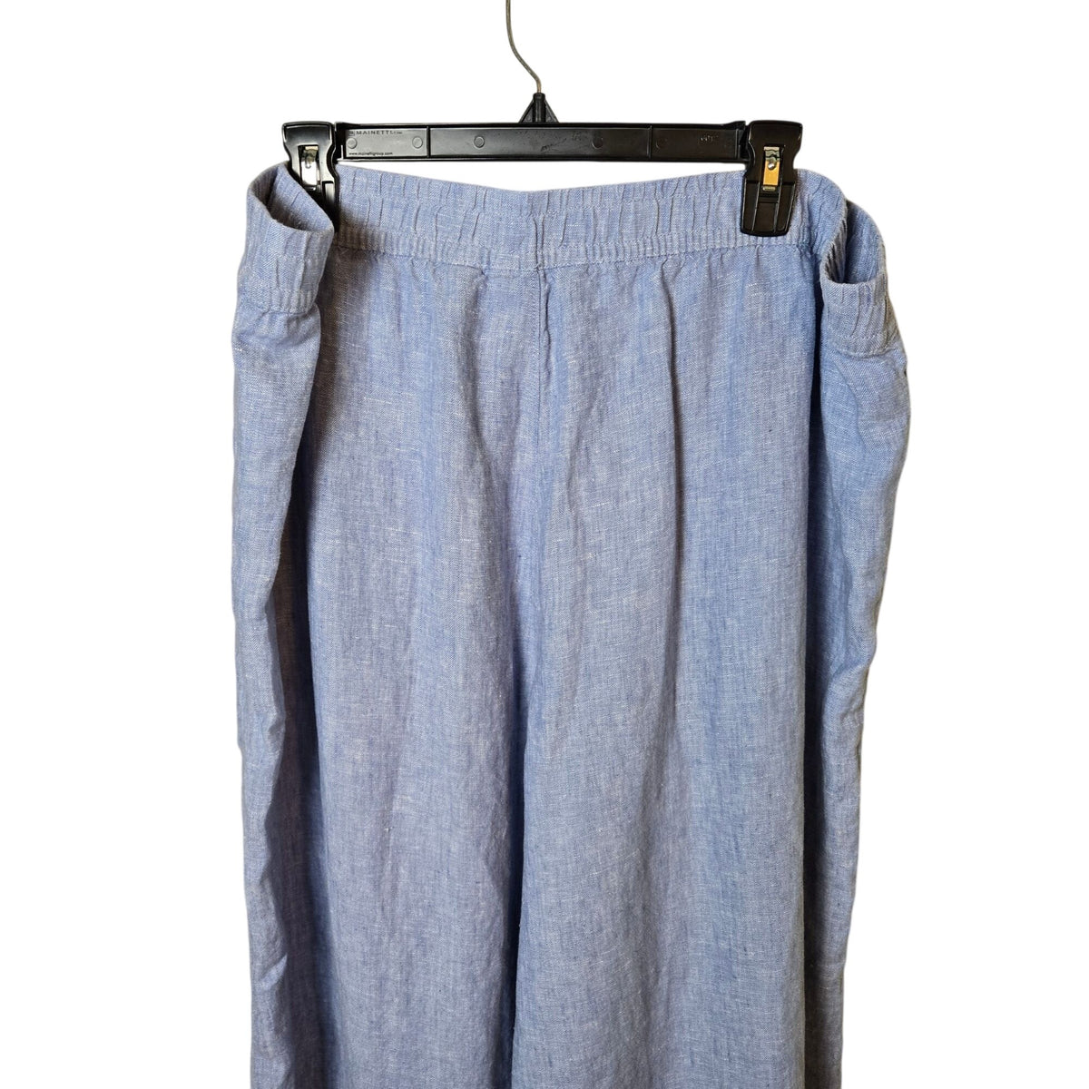 Lands' End 100% Linen Wide Leg Pull-On Pants Size 2X